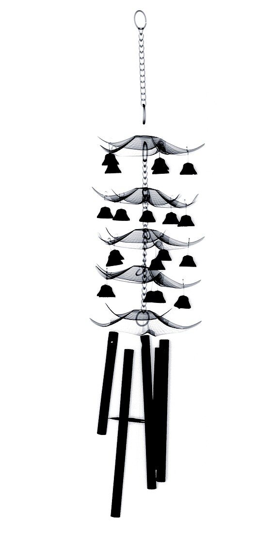 Chinese wind chimes, X-ray