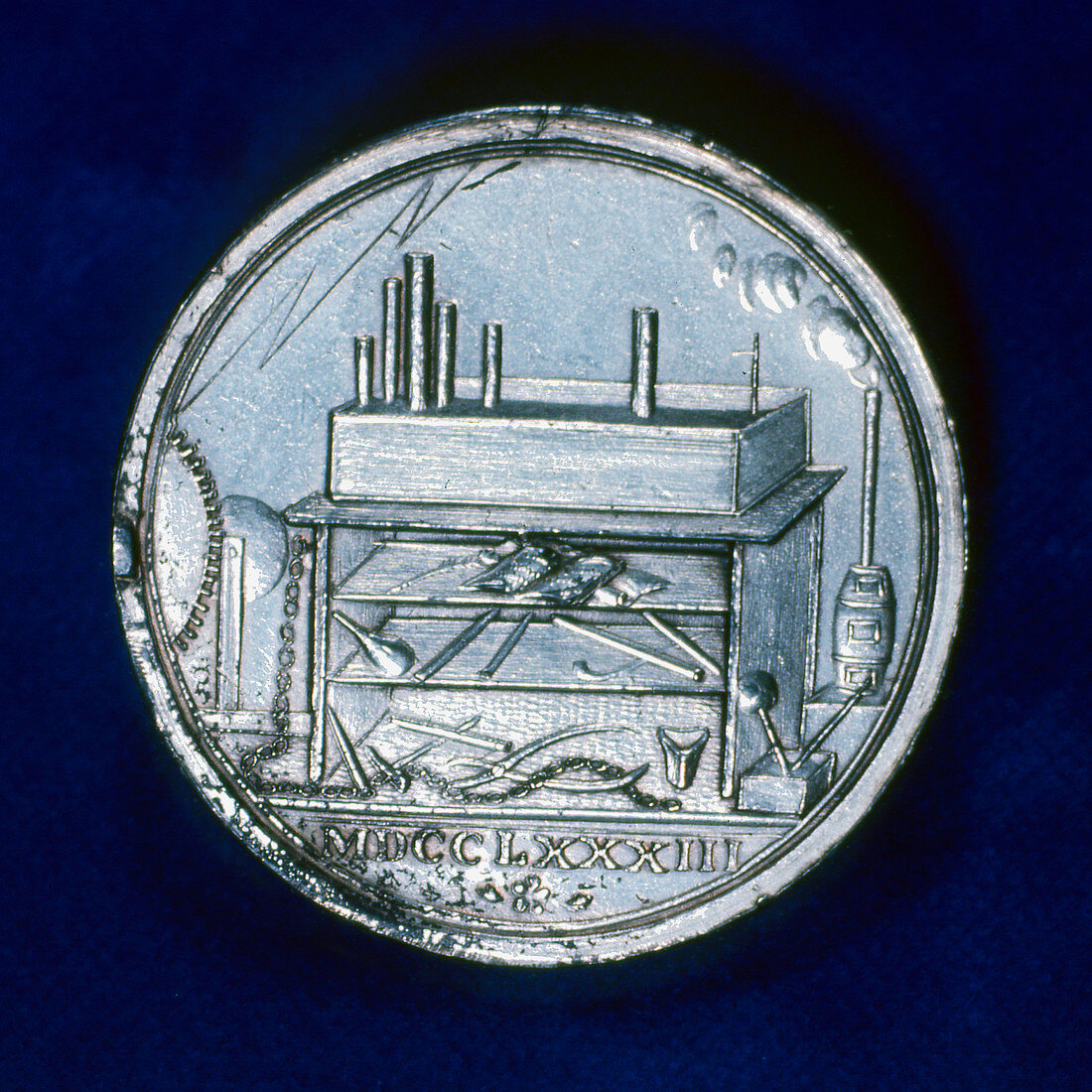 Commemorative medal for Joseph Priestley, English chemist