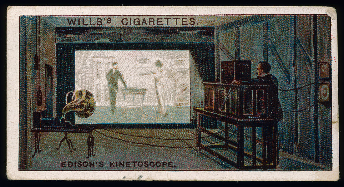 Thomas Alva Edison's kinetographic theatre, c1892