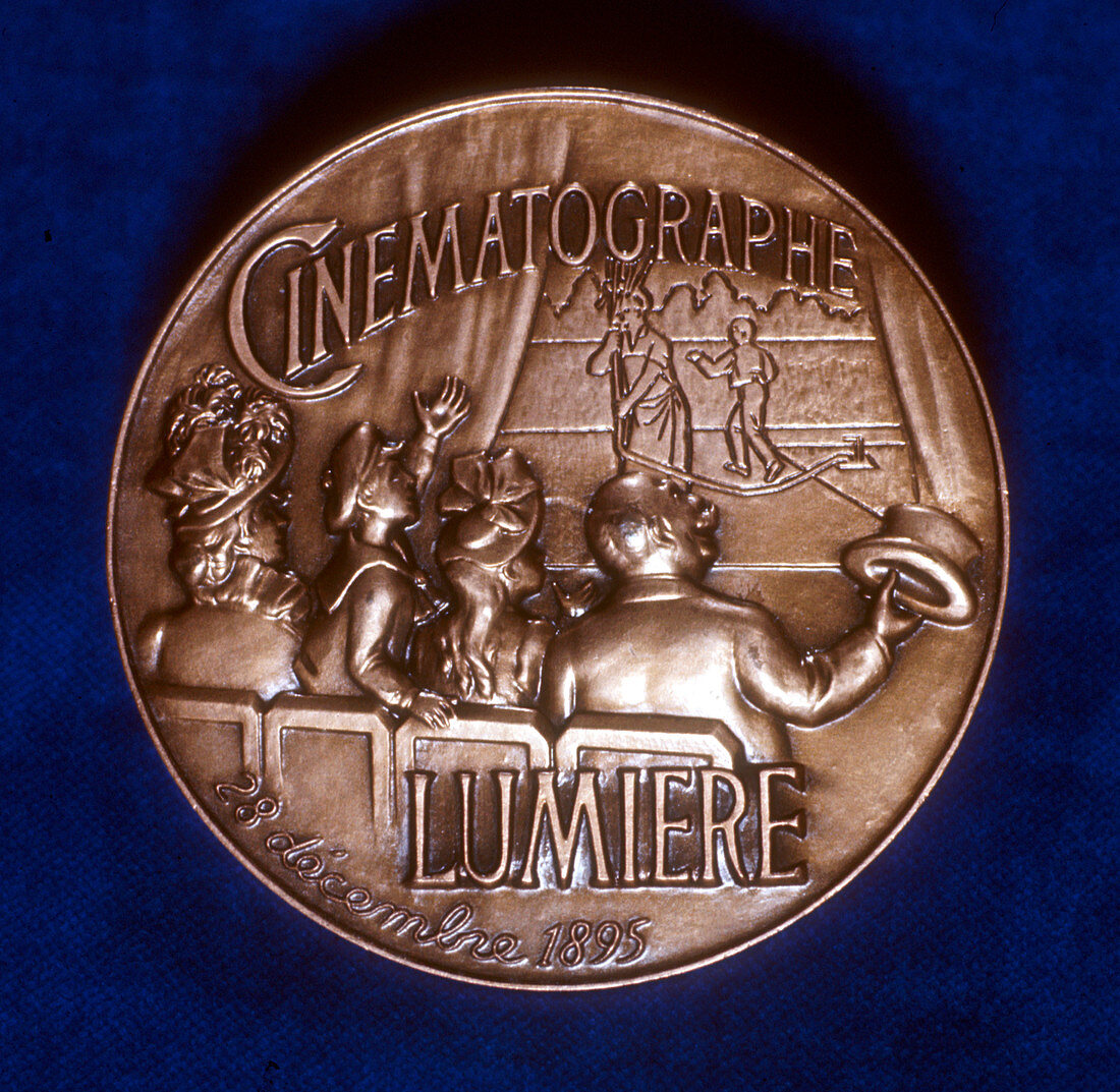 Medal commemorating 50 years of cinematography, 1945
