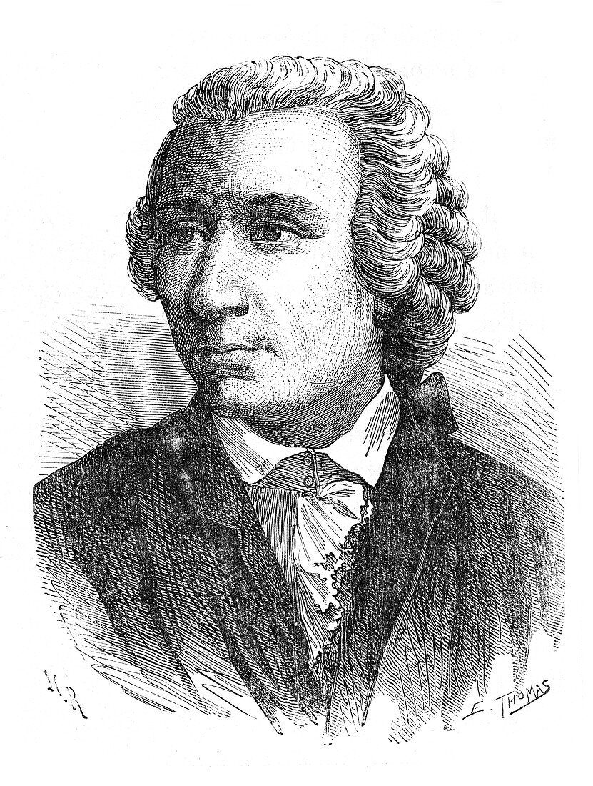 Leonhard Euler, 18th century Swiss mathematician, 1874