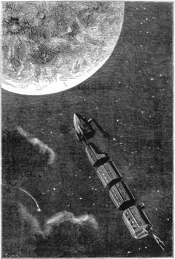 Jules Verne, De la Terre a la Lune, 1865
