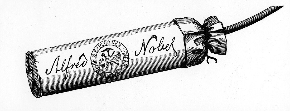 Cartridge from Nobel Explosives Company Limited, 1884