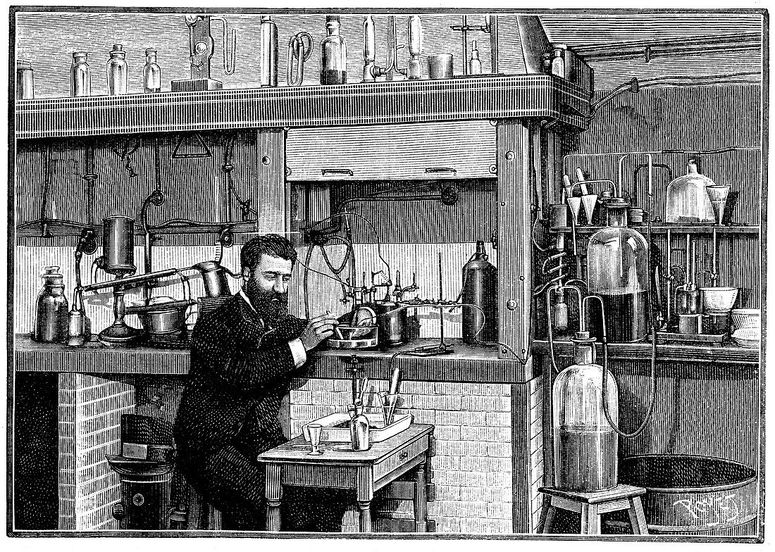 Henri Moissan, French chemist, c1883