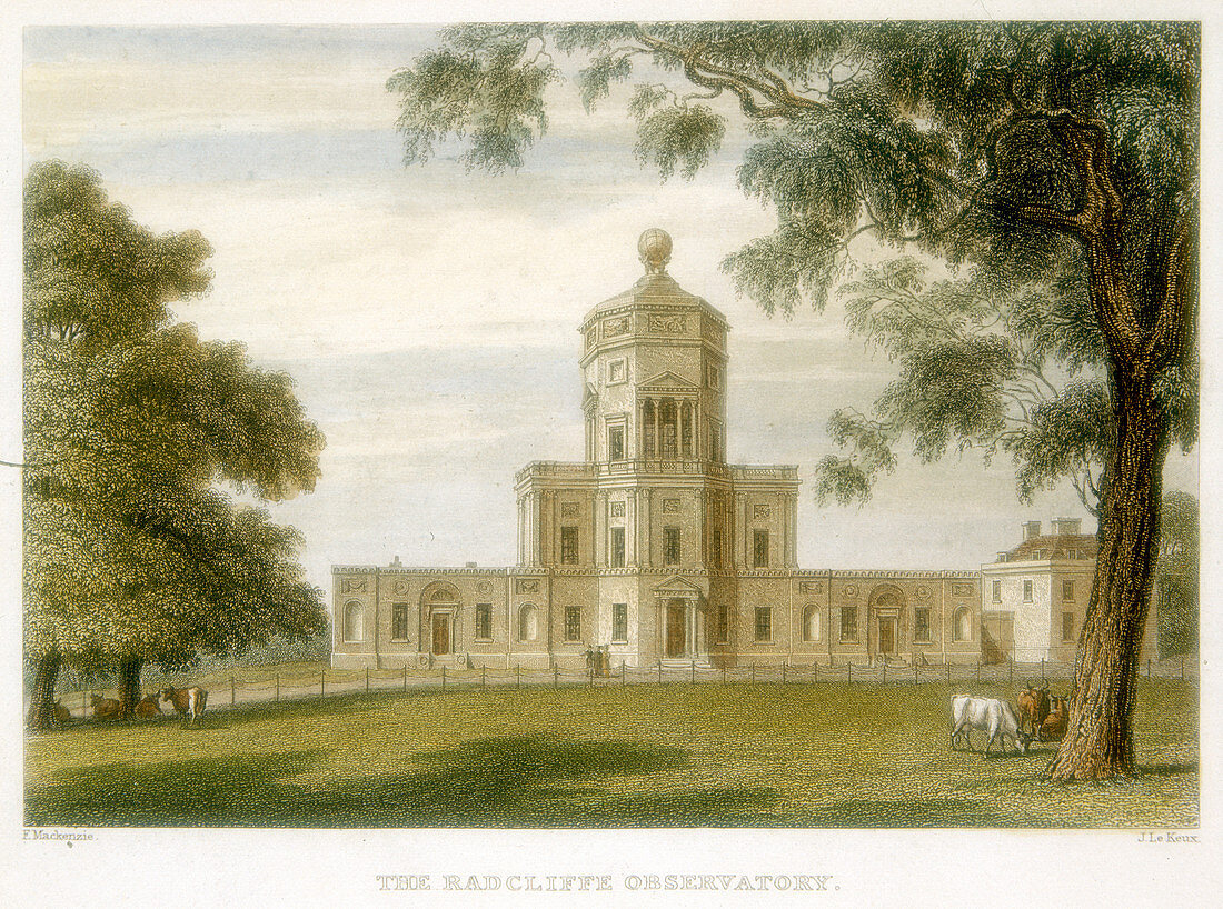 Radcliffe Observatory, Oxford, England, 1834