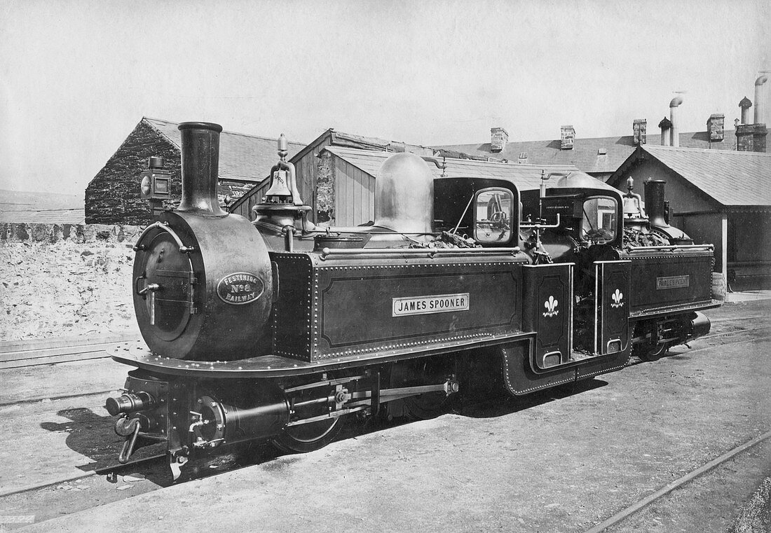 Ffestiniog Railway steam Locomotive, 1872