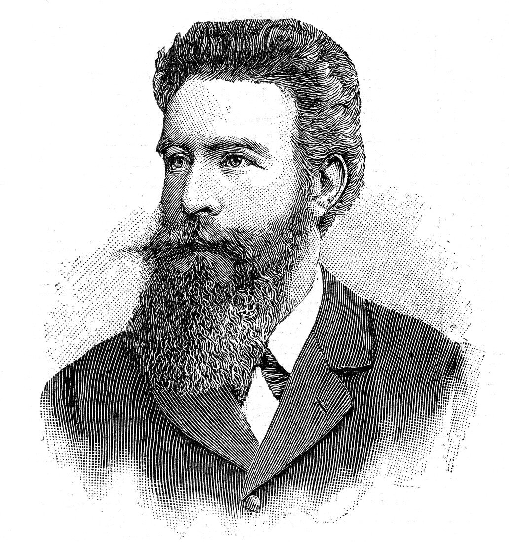 Wilhelm Konrad von Rontgen, German physicist, 1902.