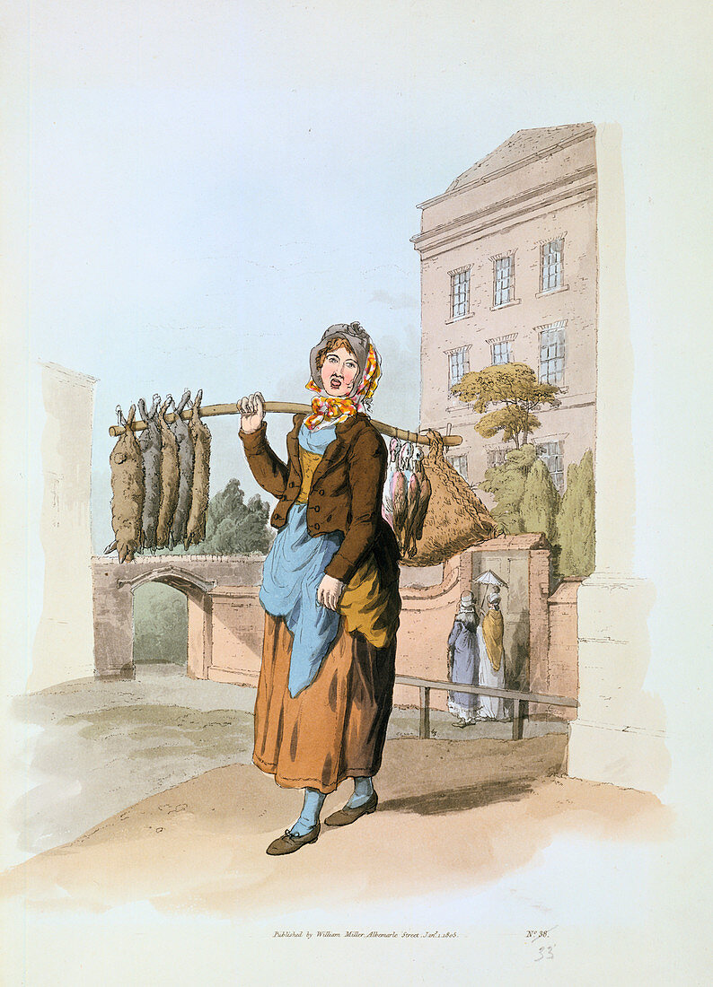 Rabbit seller, 1808