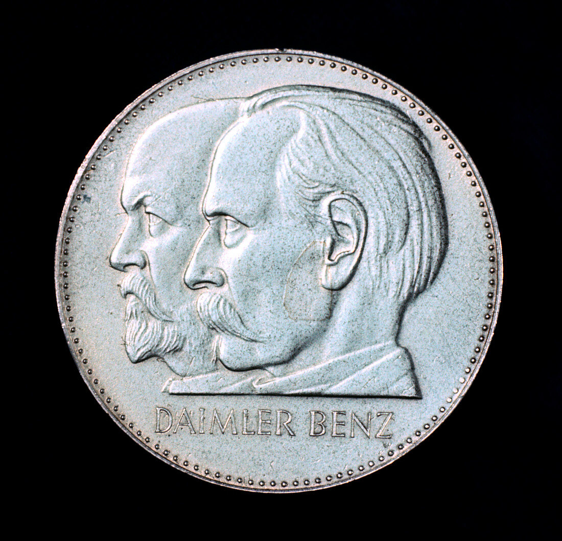 Gottlieb Daimler and Karl Benz, motor industry pioneers