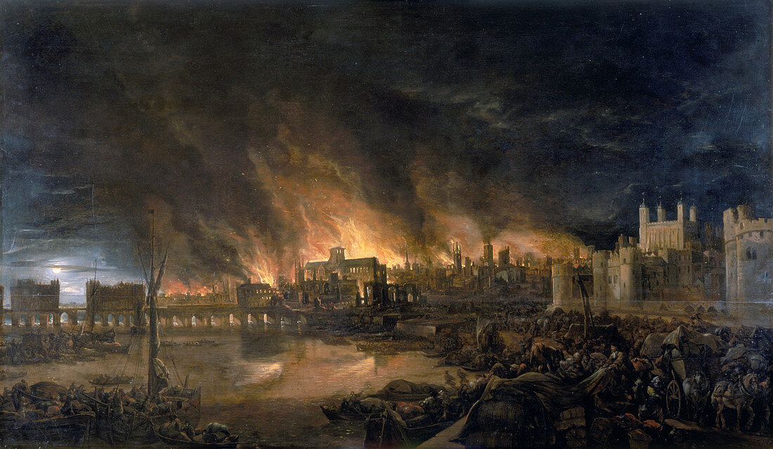 The Great Fire of London, 1666'