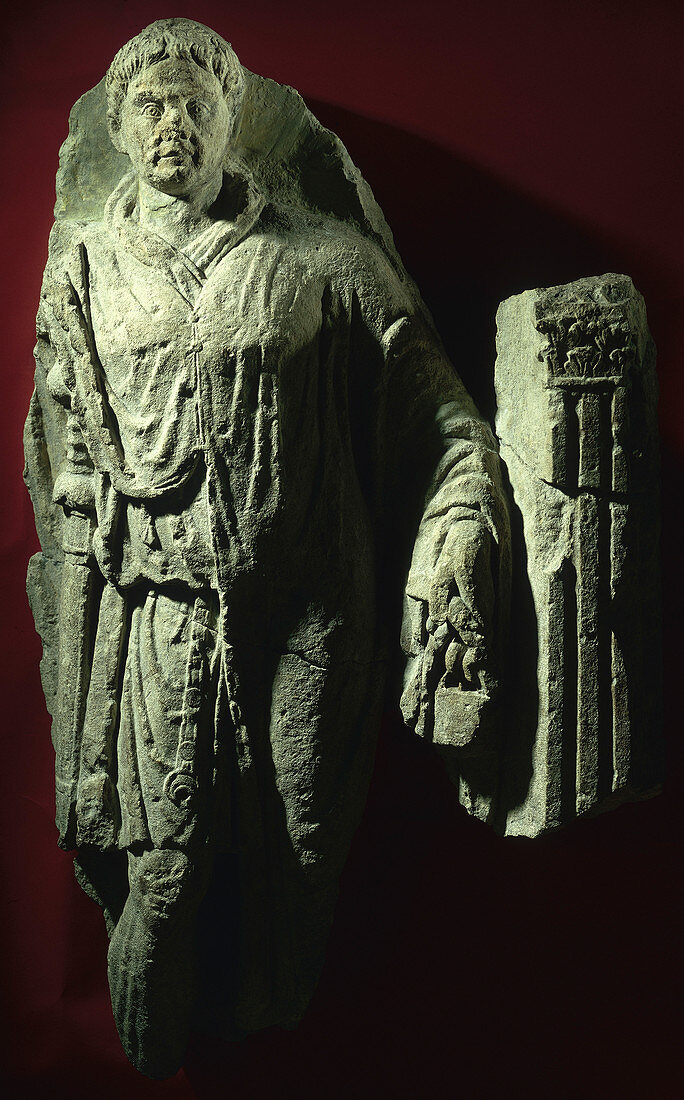 A Roman soldier's tombstone