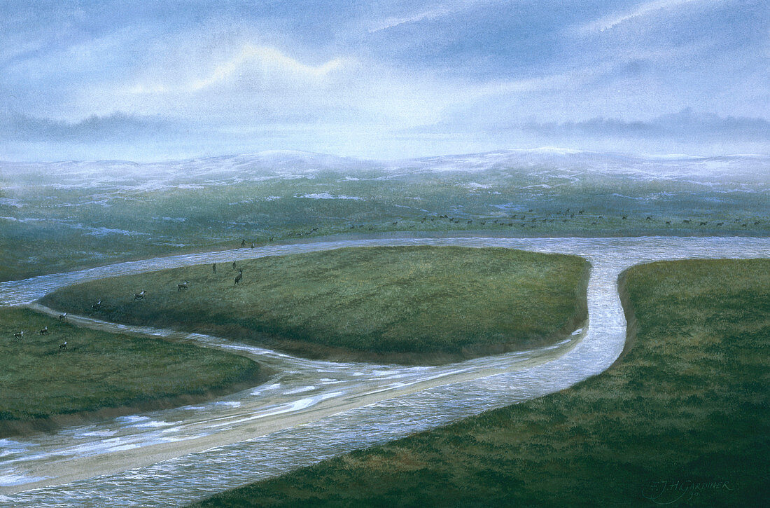 Valley of the River Colne, Southern England, 8000 BC
