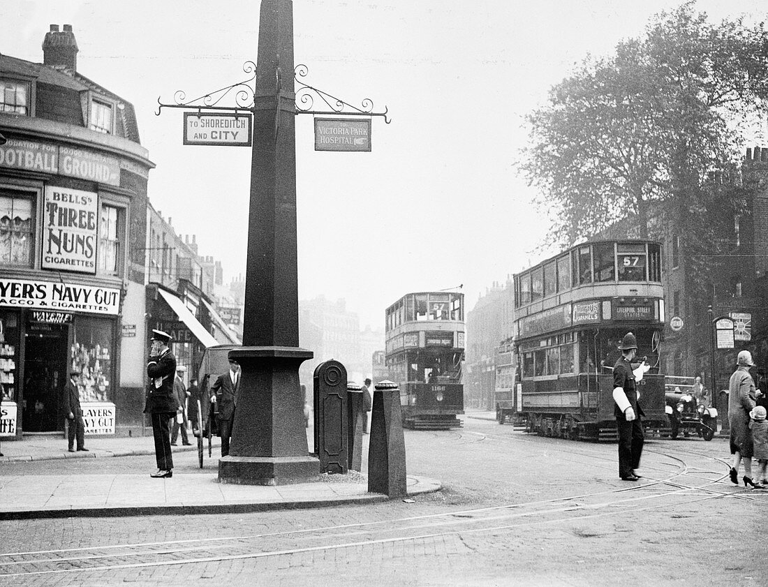 Cambridge Heath Road, Hackney, London, 1930