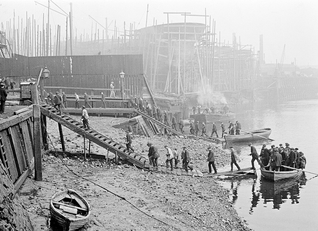 Thames Ironworks, London, c1908