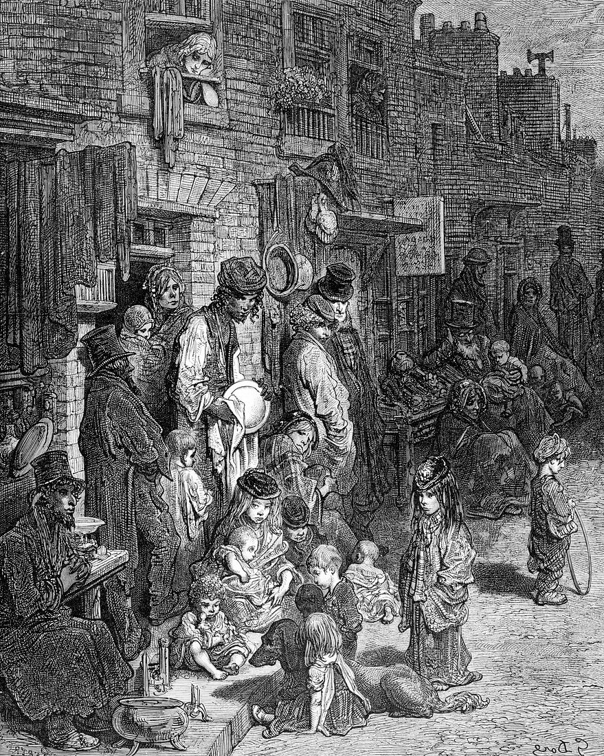 Wentworth Street, Whitechapel', 1872