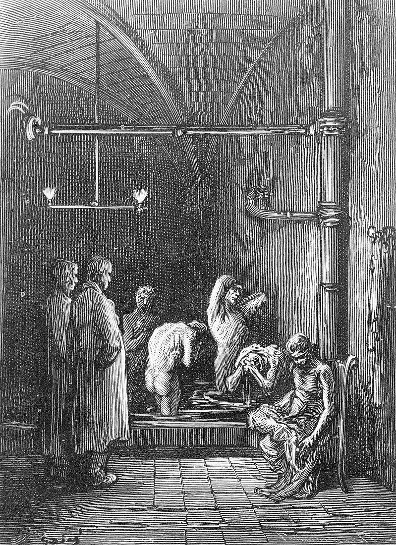 A House of Refuge - In the Bath', 1872