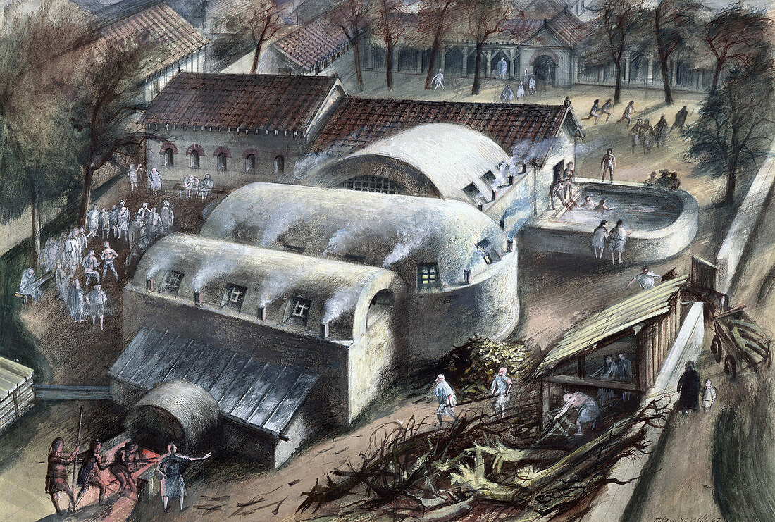 Roman baths at Cheapside, London, late 1st-2nd century
