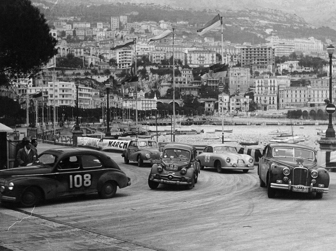 The Monte Carlo Rally, Monaco, 1954