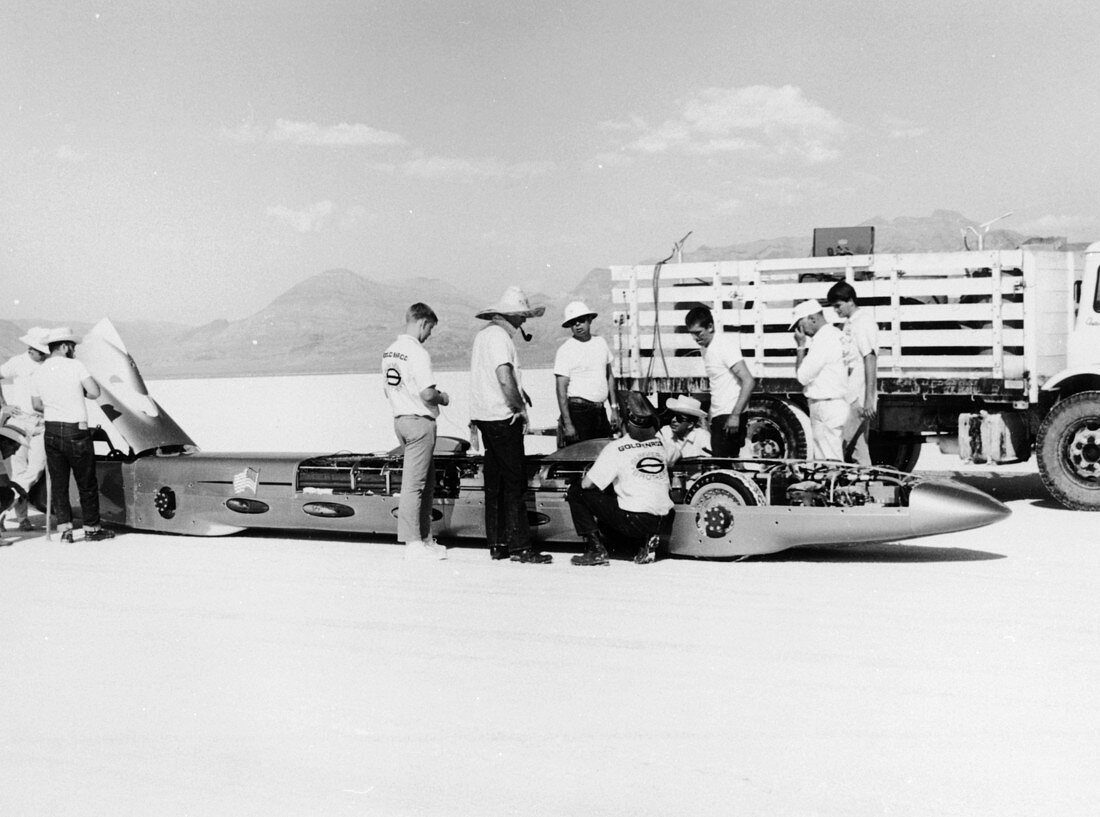 Goldenrod' Land Speed Record car, Utah, USA, 1965