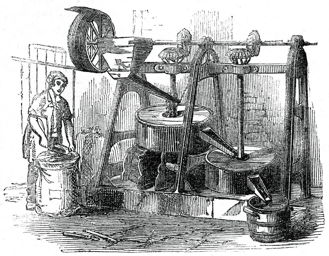 Chocolate mill, 1886