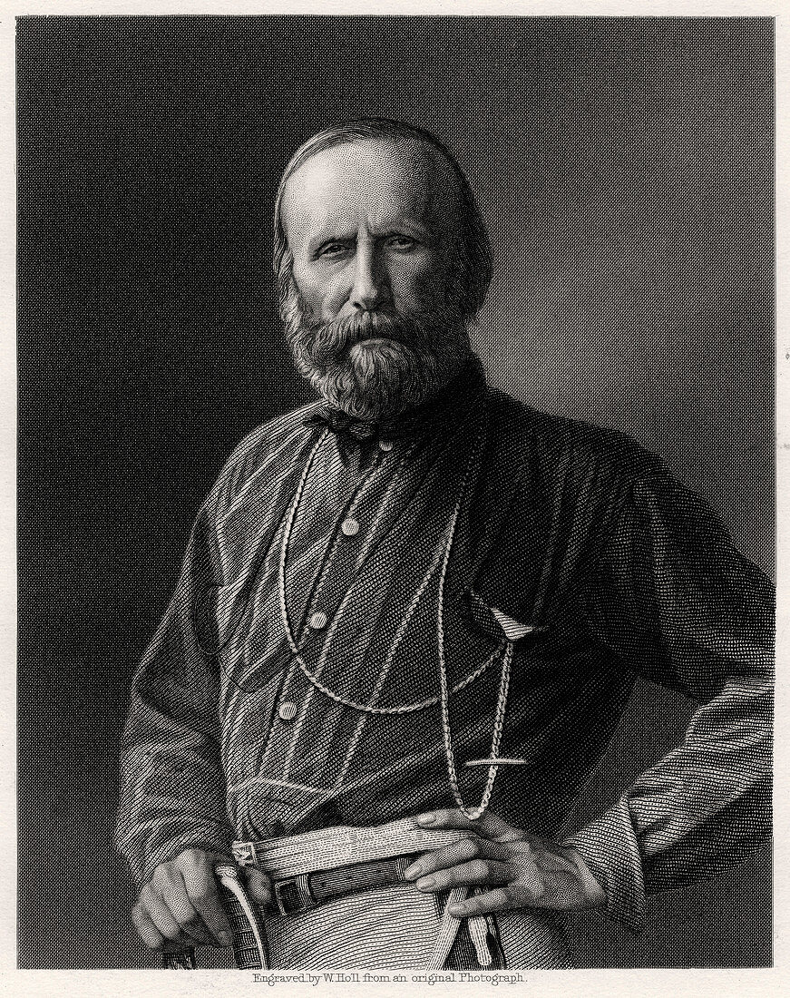 Giuseppe Garibaldi, Italian patriot, 19th century