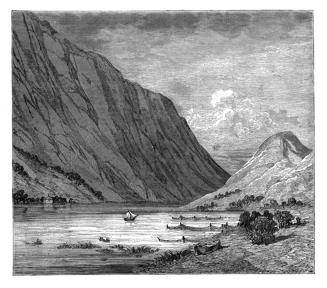 Lake Bandak, Norway, c1890