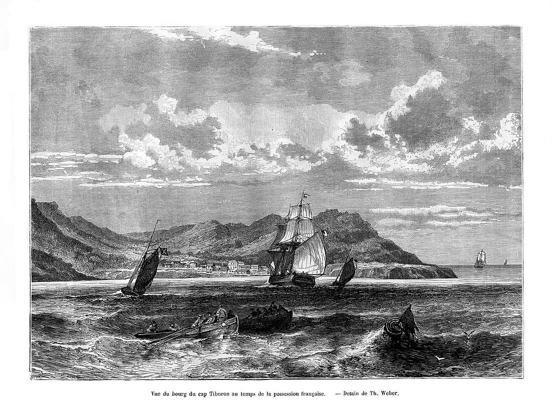 Cap Tiburon, Haiti, 19th century
