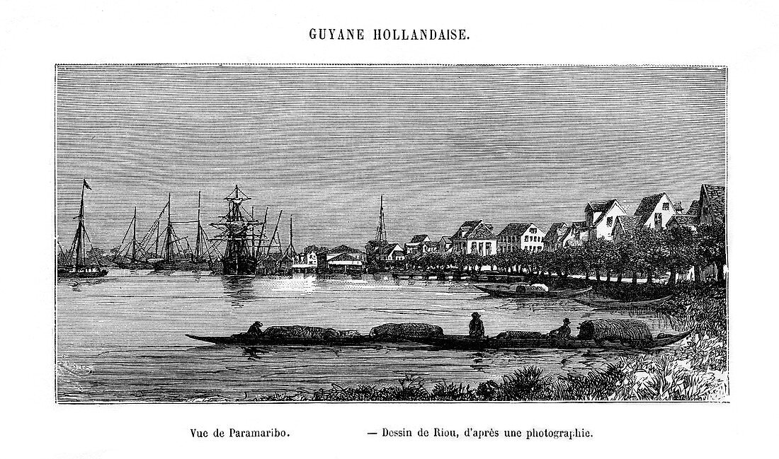 Paramaribo, Republic of Suriname, 19th century