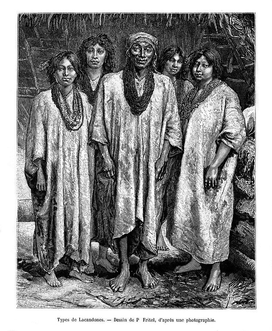 Lacandon people, 19th century