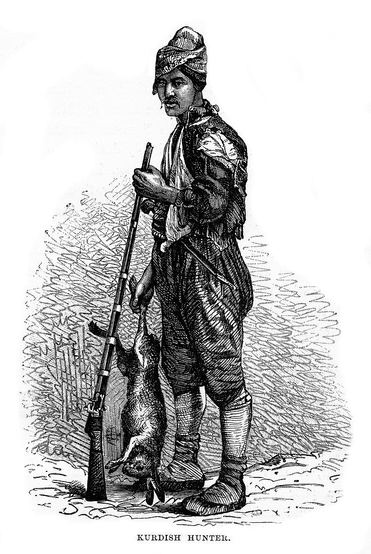 Kurdish hunter, 19th century