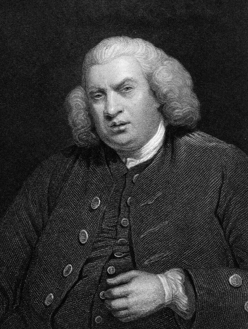 Samuel Johnson, literary critic, poet, essayist, biographer
