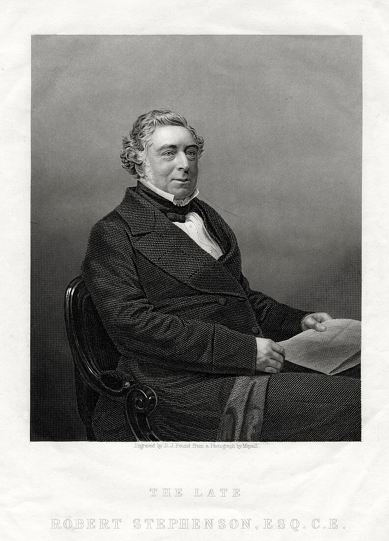 Robert Stephenson, English civil engineer, 1880
