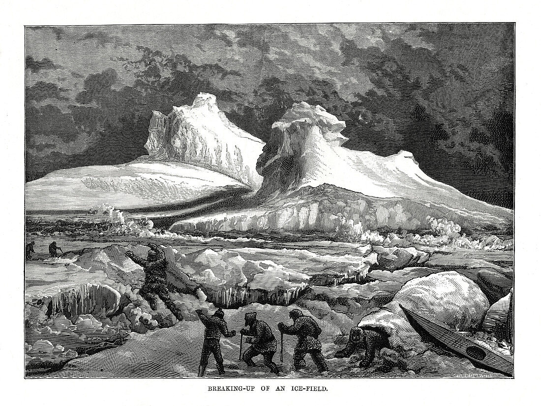 Breaking-up of an Ice-Field', 1877