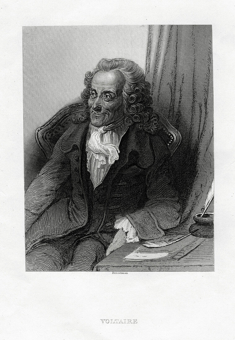 Voltaire, French Enlightenment writer, and philosopher
