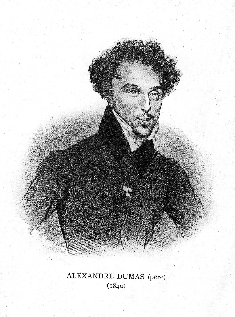 Alexandre Dumas the Elder, French novelist and playwright