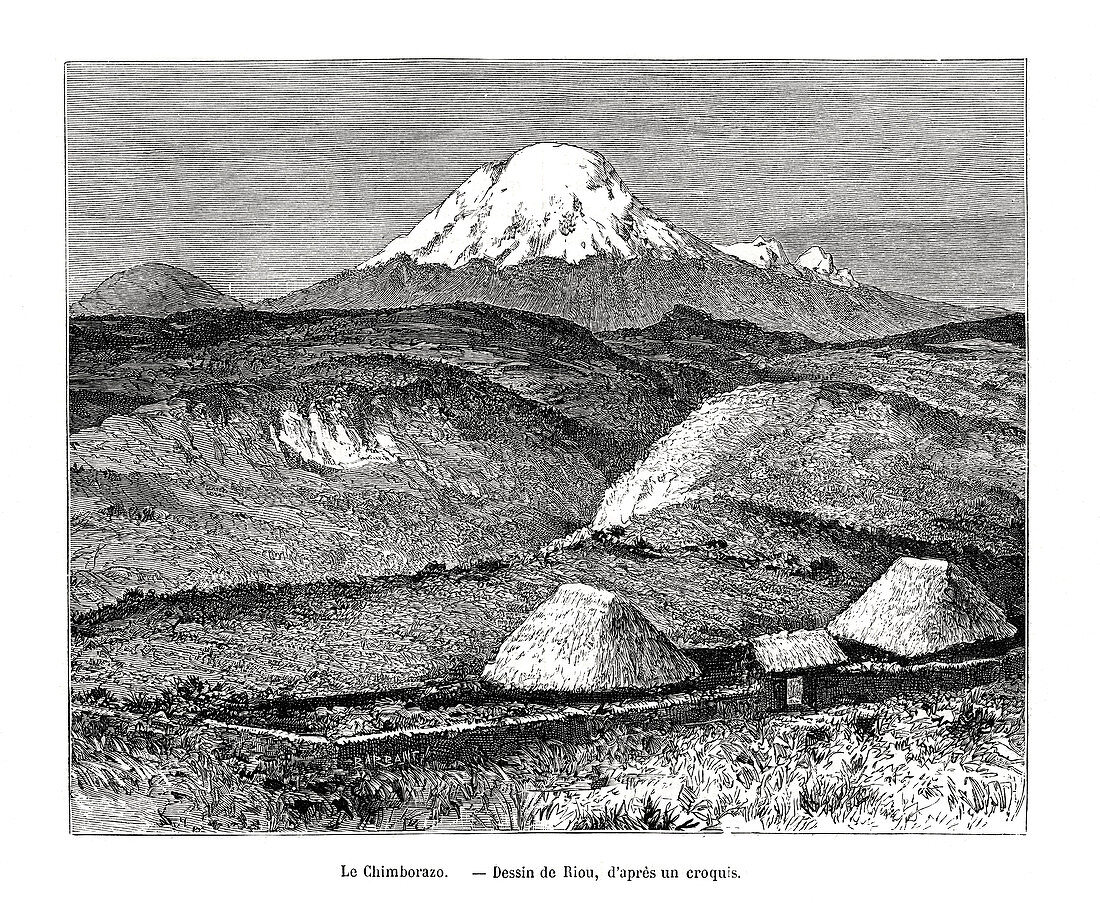 Mount Chimborazo, Ecuador, 19th century