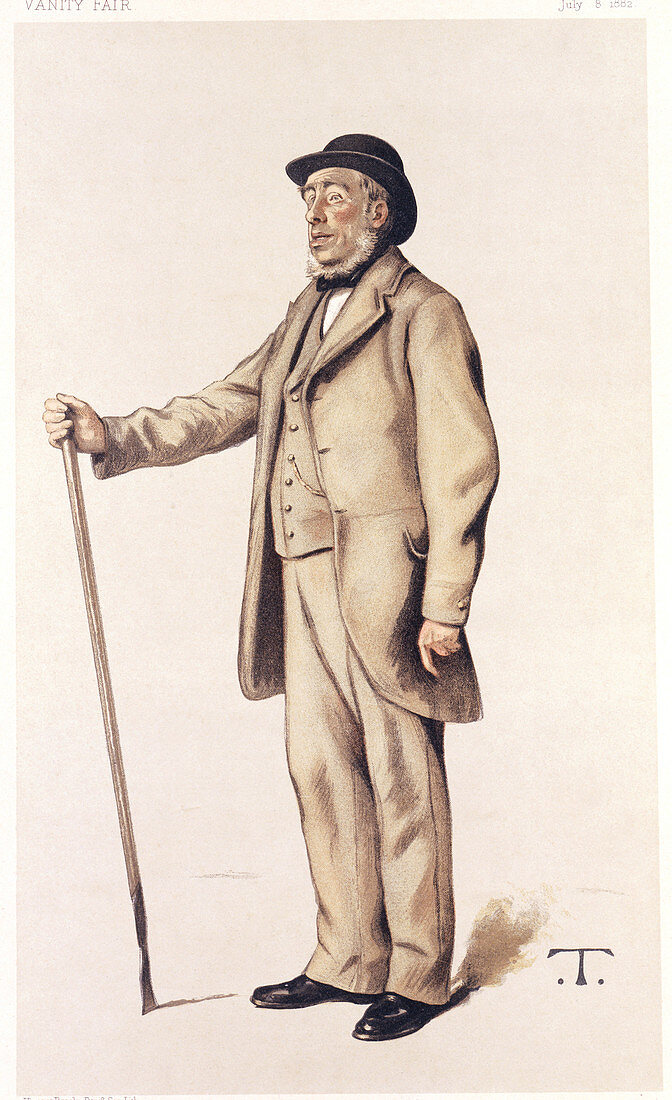 Sir John Lawes, English scientific agriculturalist, 1882