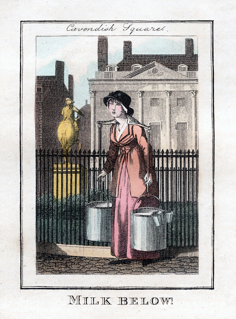 Milk Below!', Cavendish Square, London, 1805