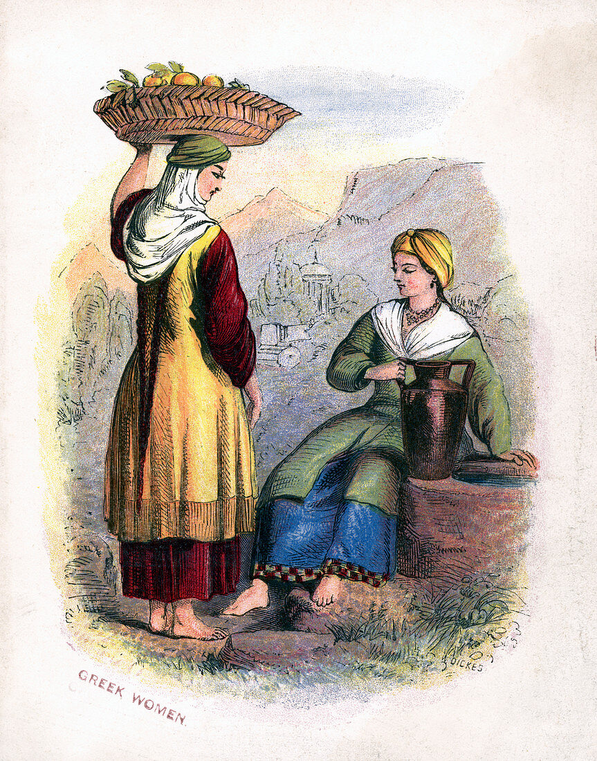 Two Greek Women', c1809