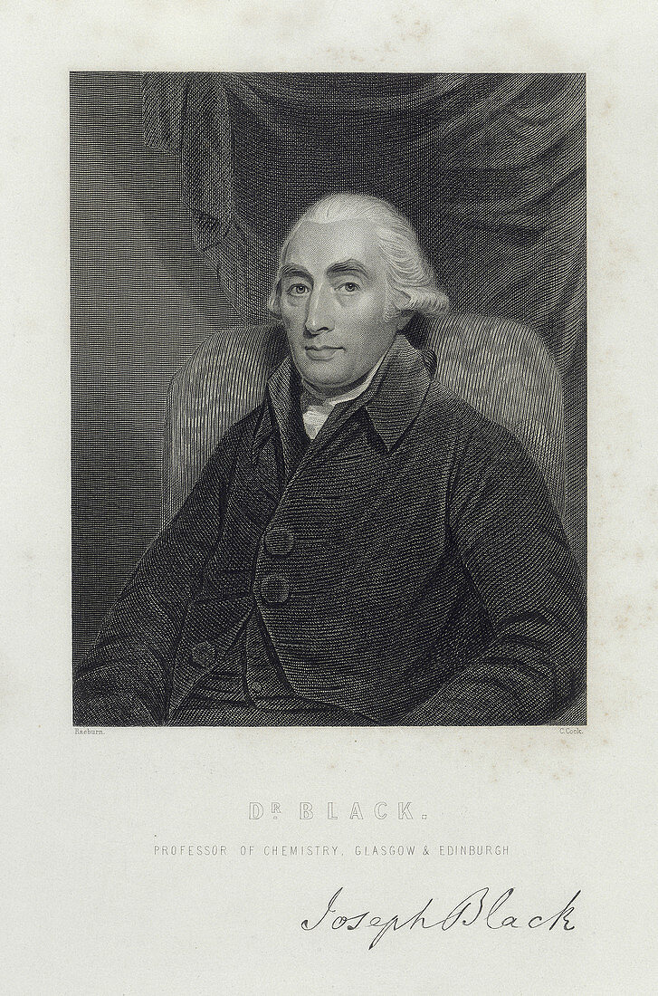 Joseph Black, Scottish chemist, c1780s