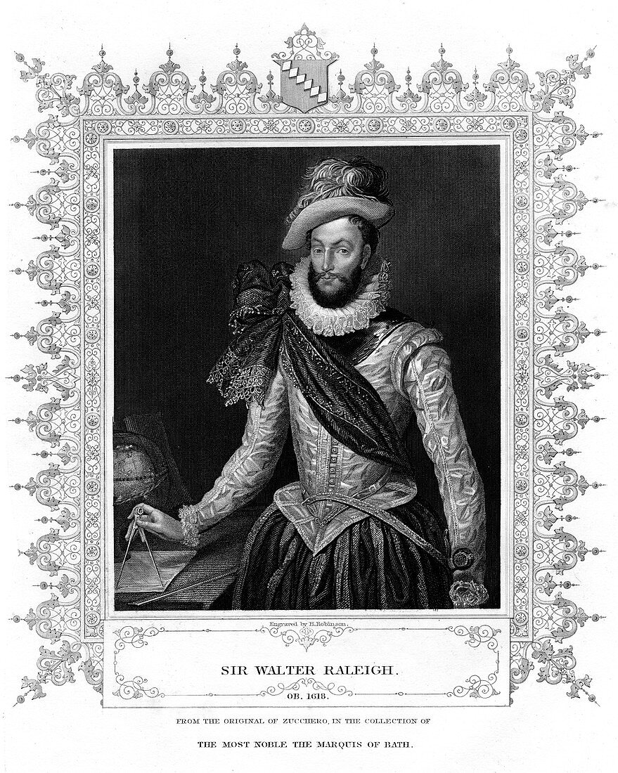 Sir Walter Raleigh, writer, poet, courtier and explorer