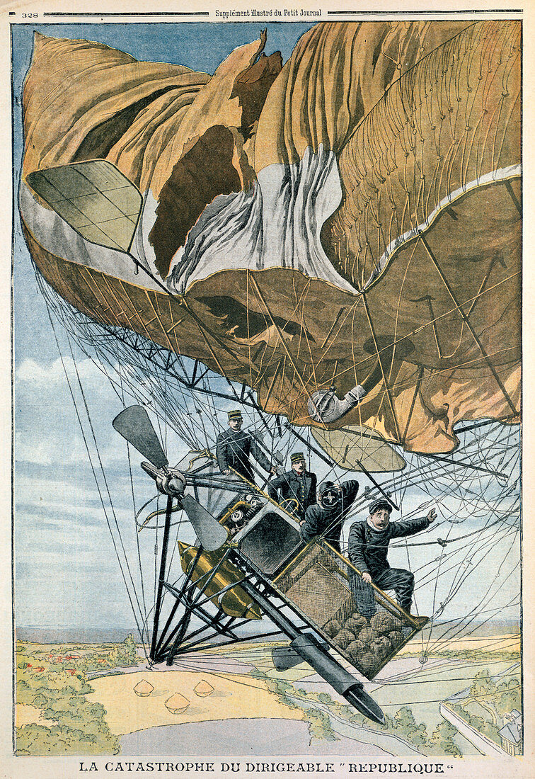 Crash of 'La Republique', 1909