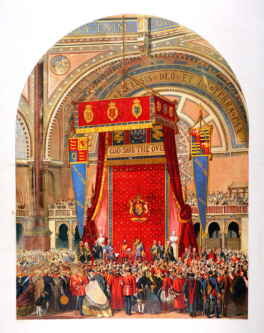 Opening of the International Exhibition, 1862