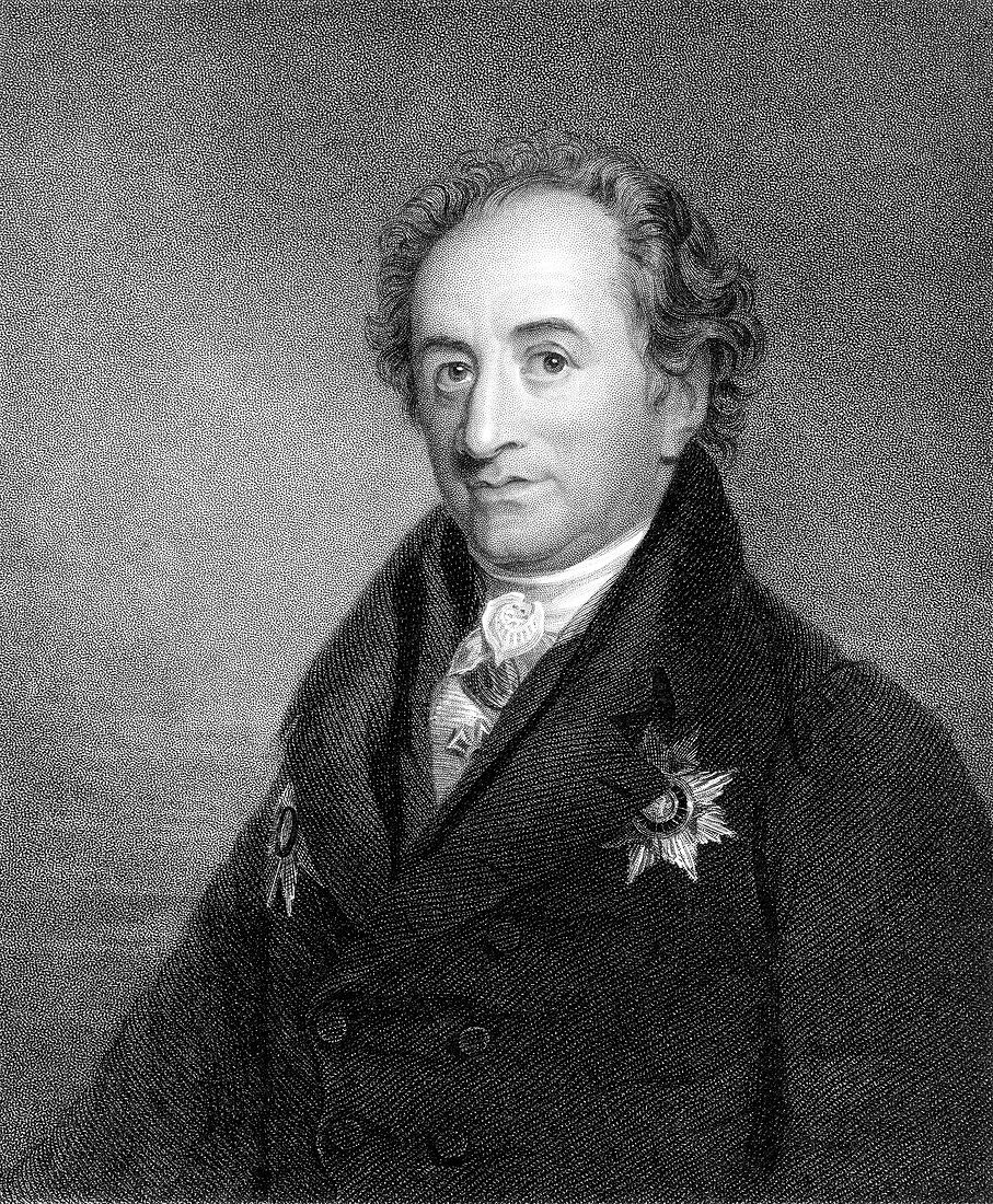Johann Wolfgang von Goethe, German poet and scientist