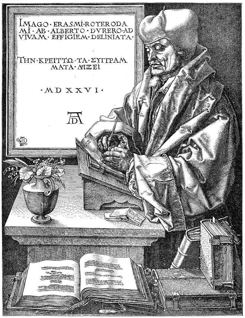 Desiderus Erasmus, Dutch humanist and scholar