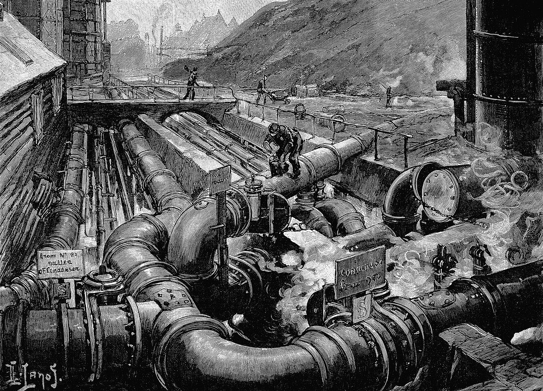 Condensers, South Metropolitan Gas Company's works, 1891