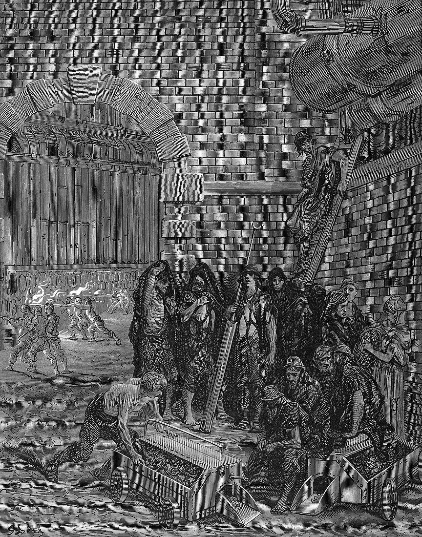 Men taking a break, Lambeth Gasworks, 1872