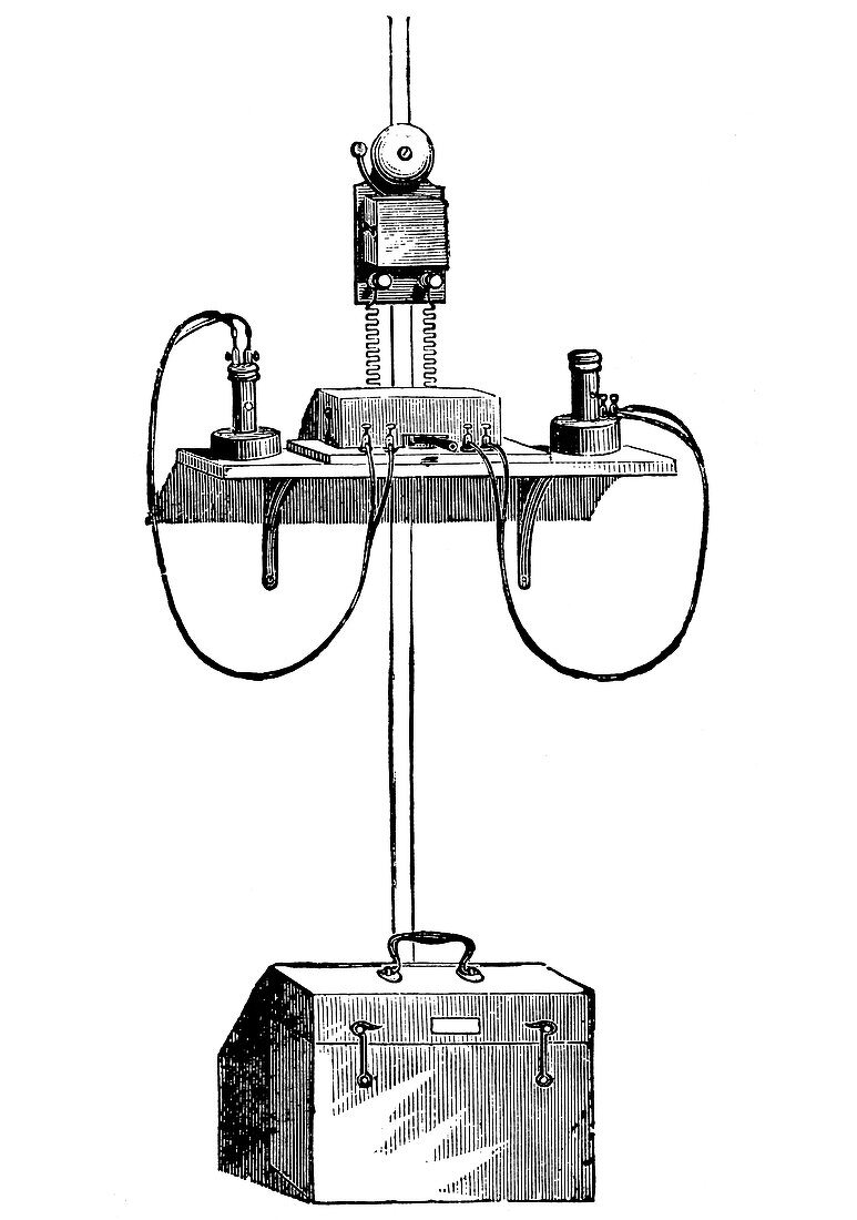 Edison carbon telephone, 1890