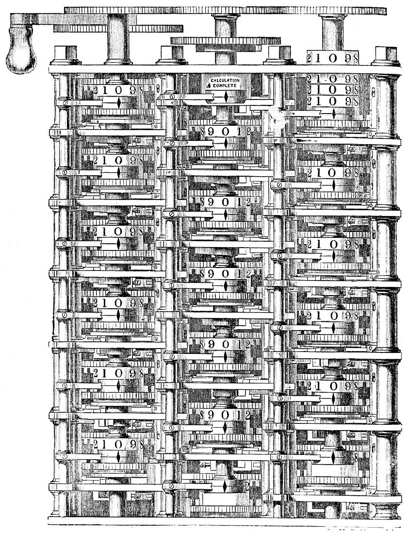 Babbage's 'difference machine', 1864