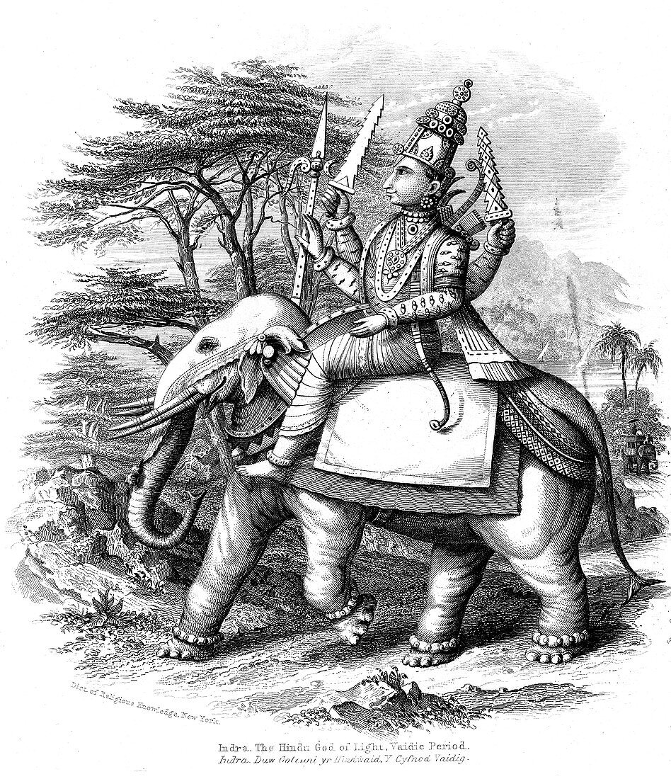 Indra, principal of the Vedic gods of India